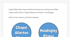 Desktop Screenshot of leedspilatesplace.co.uk